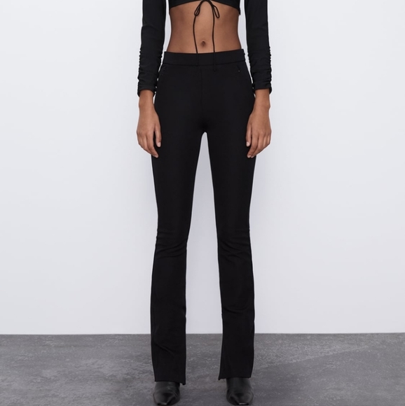 Zara Power Stretch Zip Leggings - Picture 2 of 7